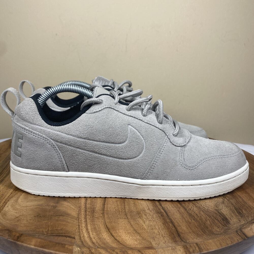 Nike‎ Court Borough Premium Low Cobblestone Mens Gray Size 8.5 Low top shoes